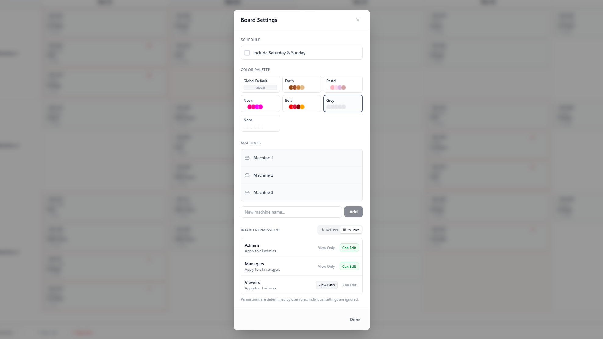Drag-and-Drop Scheduling
