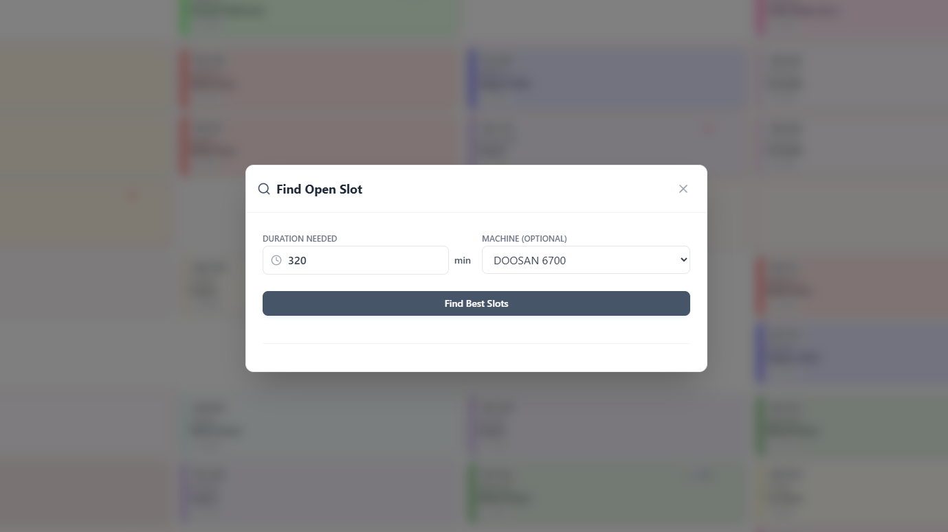 Shop Floor Kiosk Mode
